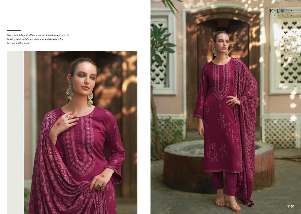 Kilory Aanaya Pashmina Salwar Kameez Collection