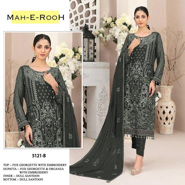 Mah E Rooh 5121 Georgette Salwar Kameez Collection