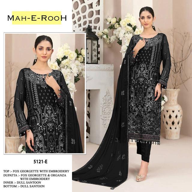 Mah E Rooh 5121 Georgette Salwar Kameez Collection