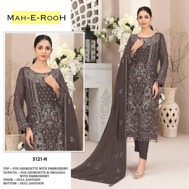 Mah E Rooh 5121 Georgette Salwar Kameez Collection