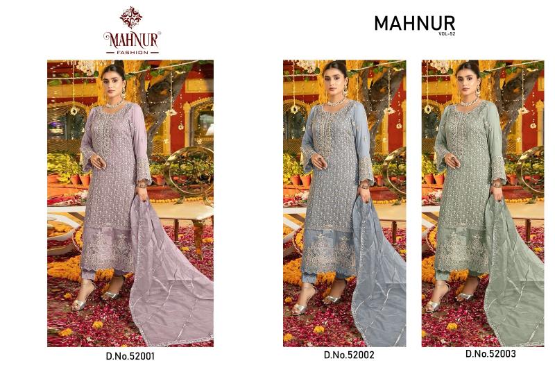 Mahnur Vol 52 Pakistani Salwar Kameez Collection