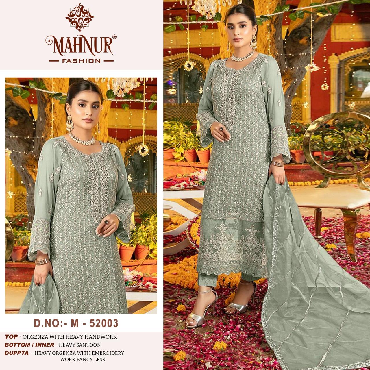 Mahnur Vol 52 Pakistani Salwar Kameez Collection