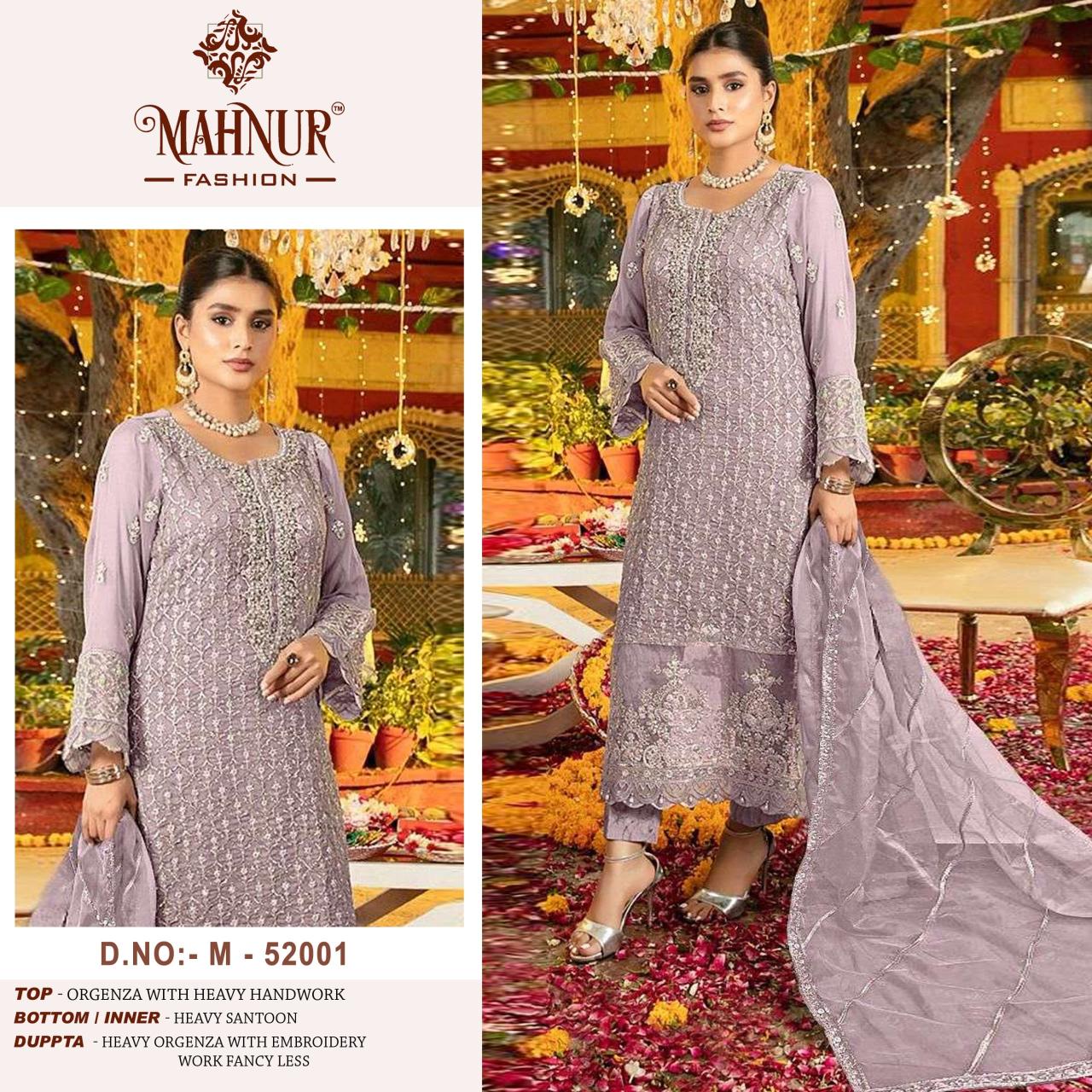 Mahnur Vol 52 Pakistani Salwar Kameez Collection