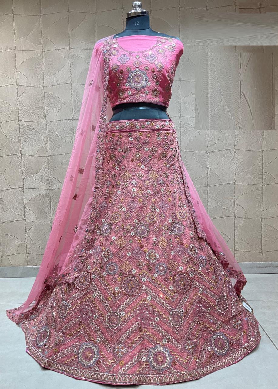 Manibhadra Designer Net Lehenga Choli Collection