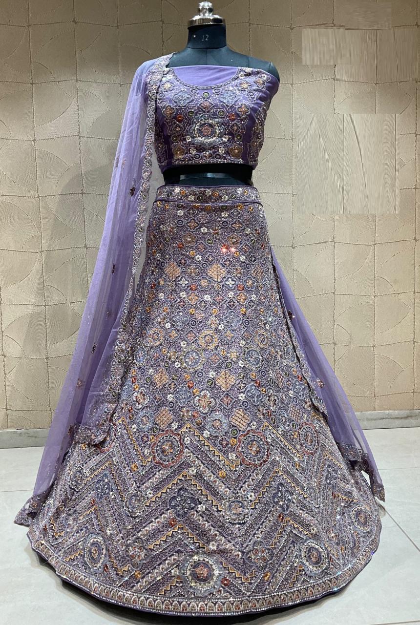 Manibhadra Designer Net Lehenga Choli Collection