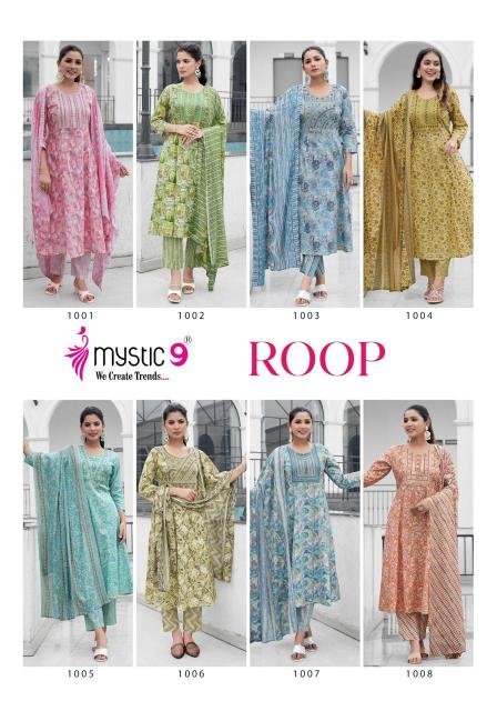 Mystic 9 Roop Vol 1 Kurti Bottom With Dupatta Collection