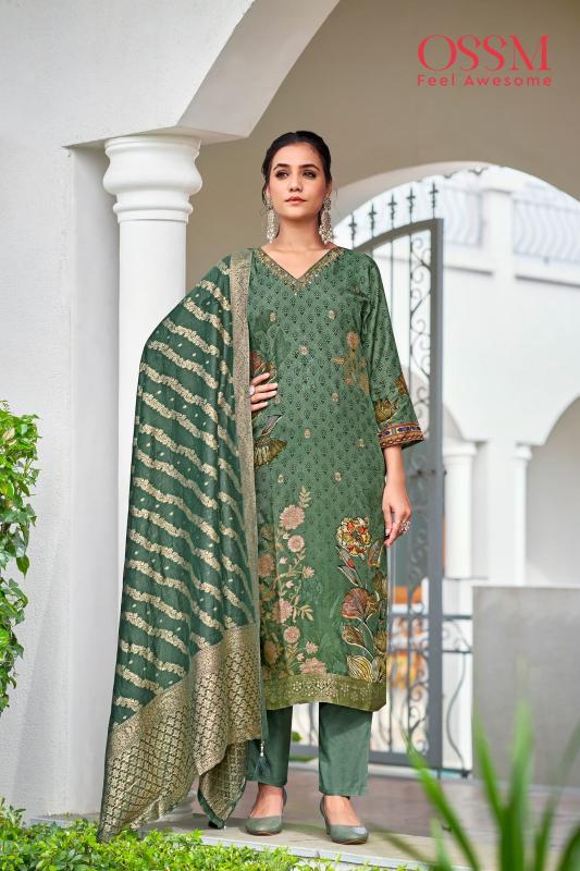 Ossm Mandira Kurti Pant With Dupatta Collection