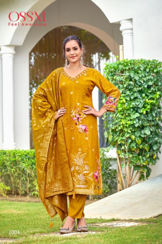 Ossm Mandira Kurti Pant With Dupatta Collection