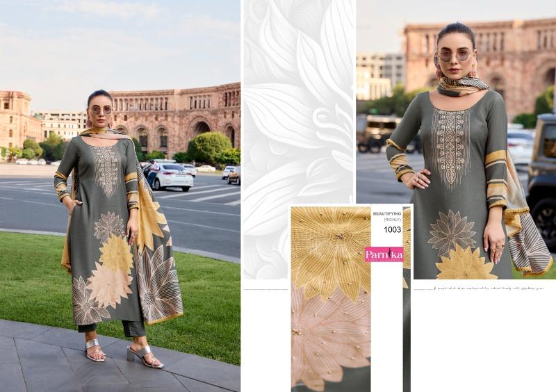 Parnika Eknoor Digital Fancy Dress Material Collection