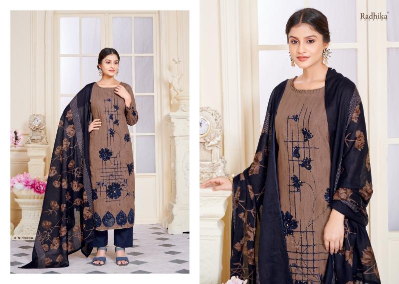 Radhika Azara Tahira Cotton Dress Material Collection