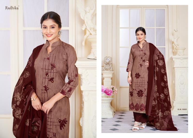 Radhika Azara Tahira Cotton Dress Material Collection