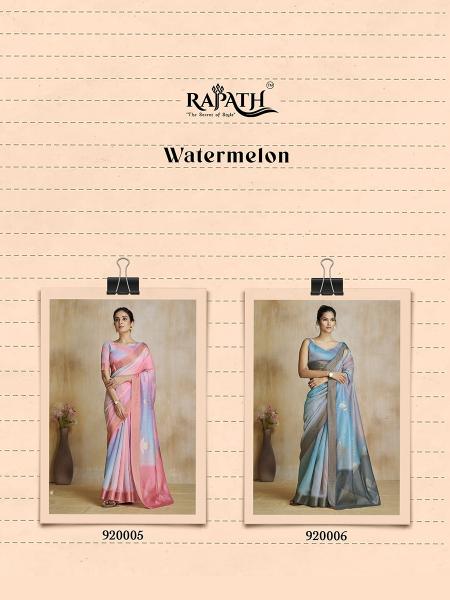 Rajpath Watermelon Silk Digital Printed Saree Collection