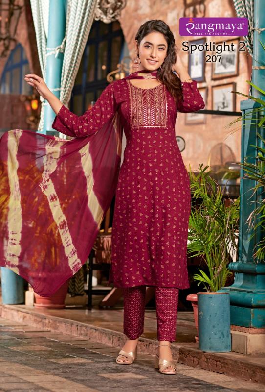 Rangmaya Spotlight Vol 2 Kurti Bottom With Dupatta Collection