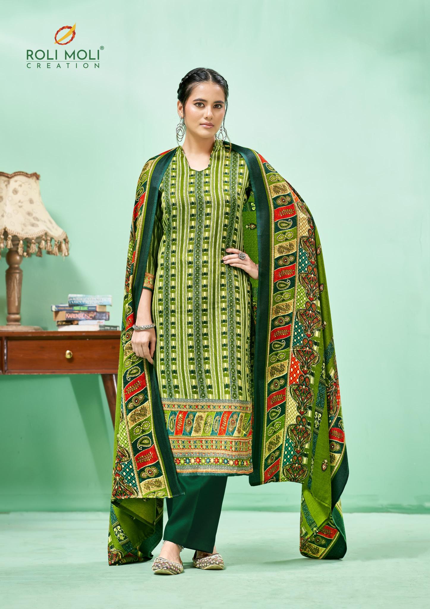 Roli Moli Andaaz Ready Made Pashmina Dress Collection