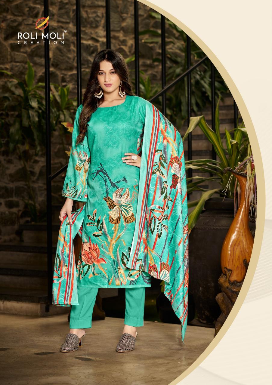 Roli Moli Jasmeen Pashmina Ready Made Dress Collection