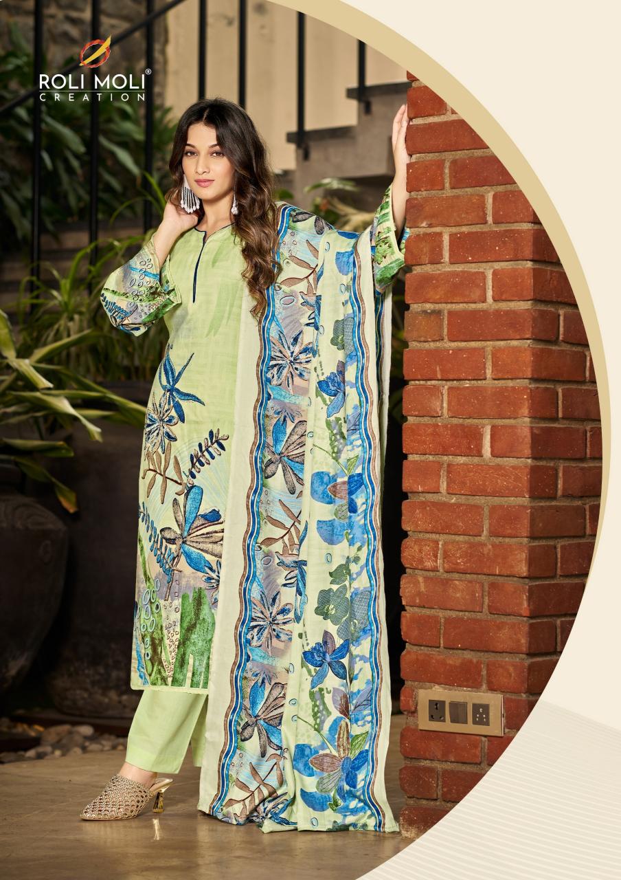 Roli Moli Jasmeen Pashmina Ready Made Dress Collection