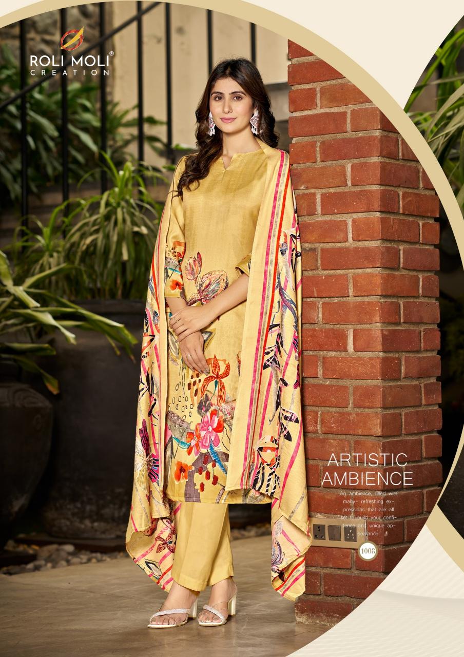 Roli Moli Jasmeen Pashmina Ready Made Dress Collection