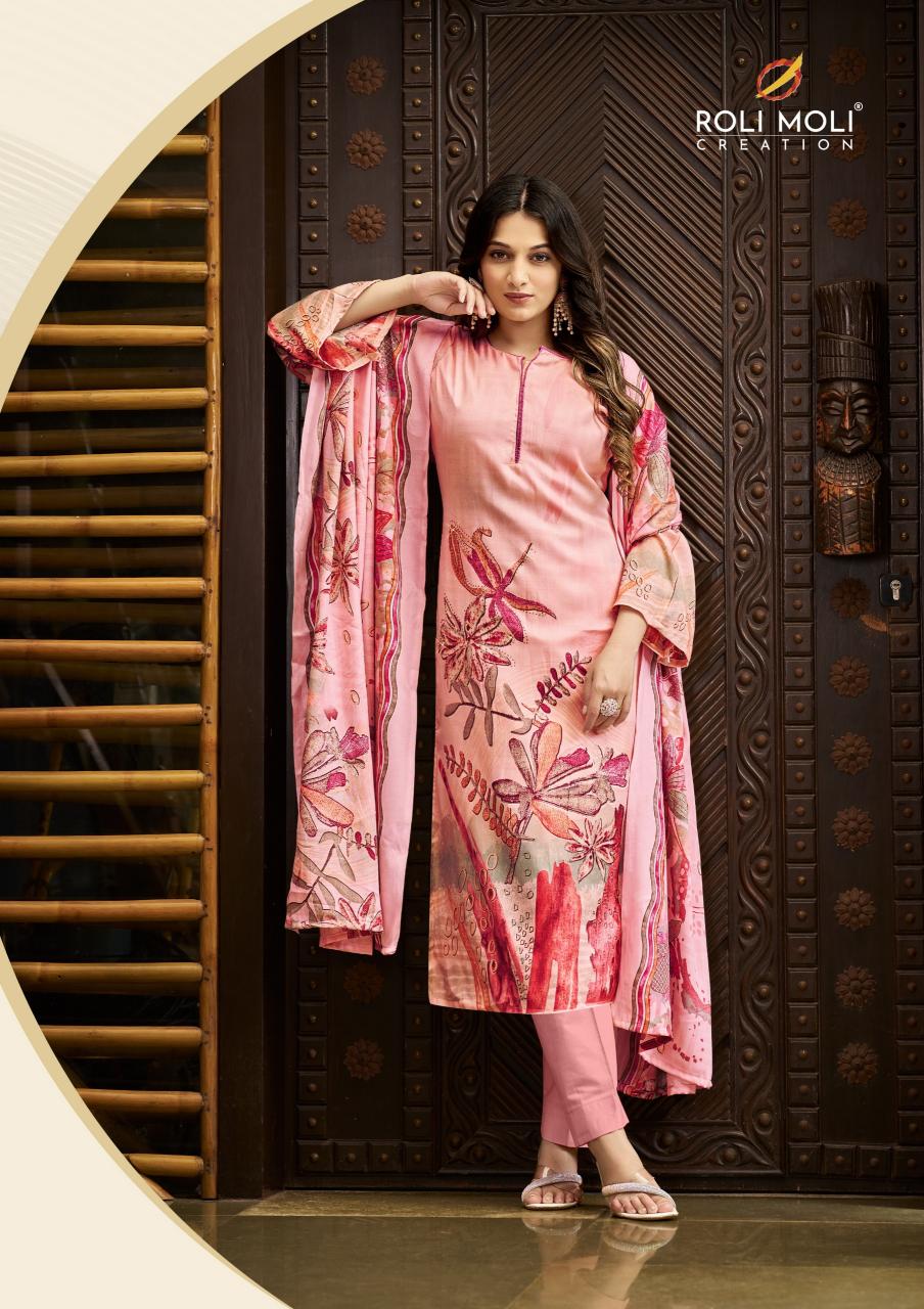 Roli Moli Jasmeen Pashmina Ready Made Dress Collection