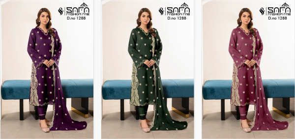 Safa Fashion Fab 1288 Ready Made Pakistani Suit Collection