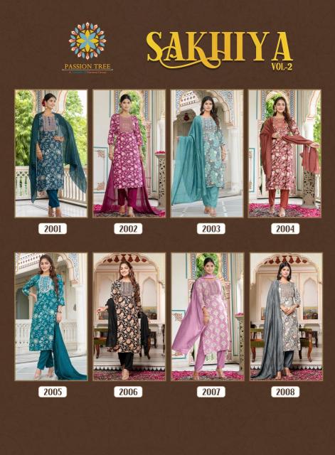 Sakhiya Vol 2 By Passion Tree Ready Made Collection