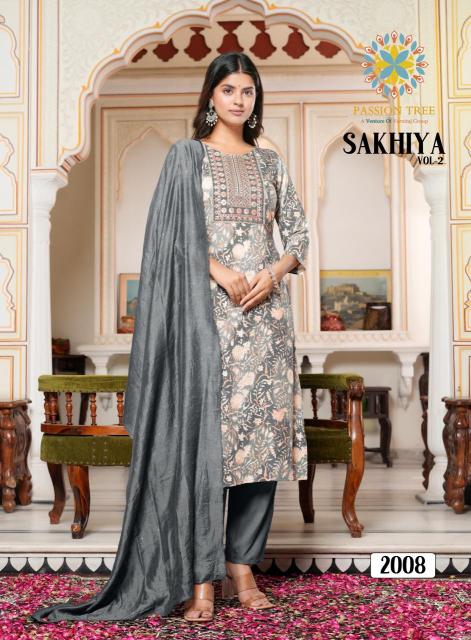 Sakhiya Vol 2 By Passion Tree Ready Made Collection