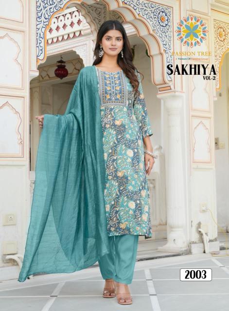 Sakhiya Vol 2 By Passion Tree Ready Made Collection