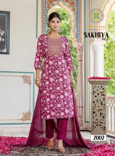 Sakhiya Vol 2 By Passion Tree Ready Made Collection