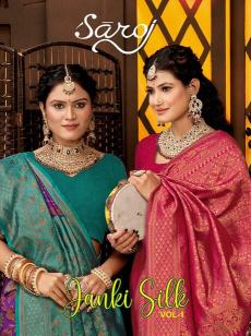 Saroj Janki Silk Vol 1 Designer Soft Silk Saree Collection