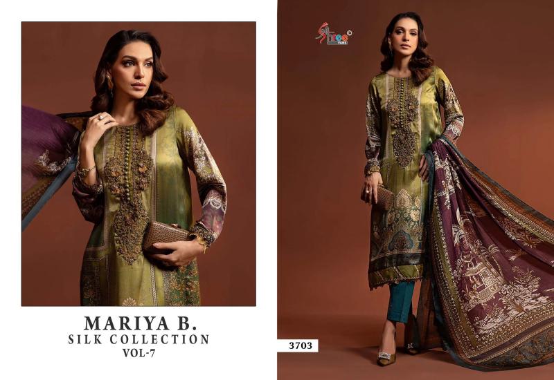 Shree Mariya B Silk Collection Vol 7 Pakistani Salwar Kameez