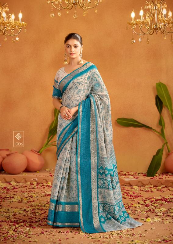 Sr Kalakruti Soft Cotton Printed Fancy Saree Collection