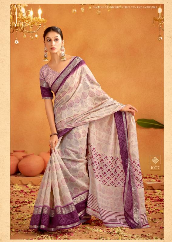 Sr Kalakruti Soft Cotton Printed Fancy Saree Collection