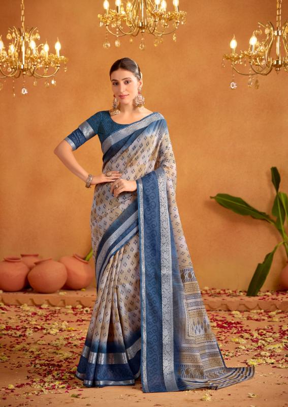 Sr Kalakruti Soft Cotton Printed Fancy Saree Collection