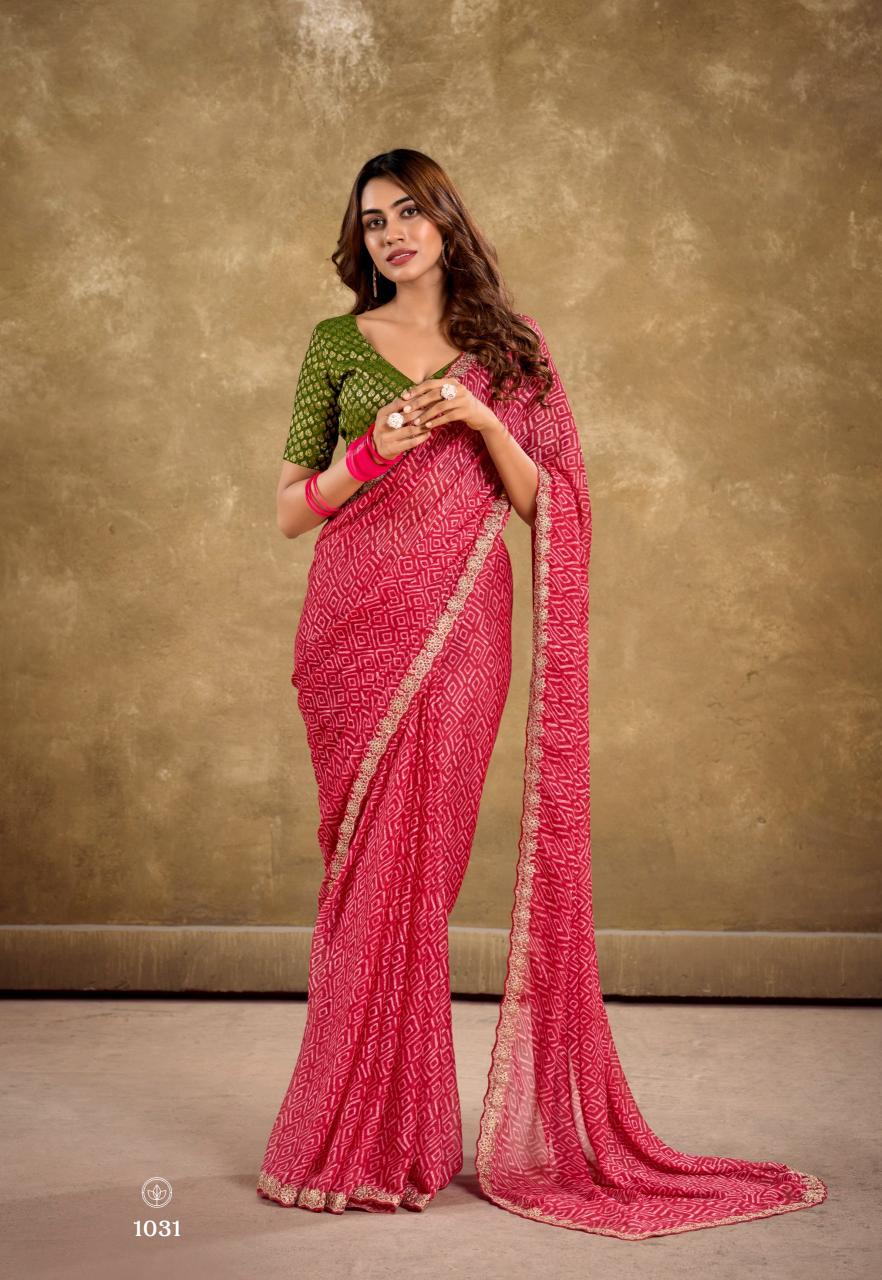 Stavan Chunari Vol 2 Chiffon Embroidered Fancy Saree Collection