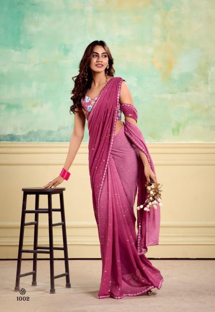 Stavan Nairobi Weightless Fancy Saree Collection