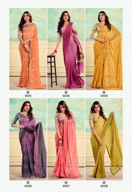 Stavan Nairobi Weightless Fancy Saree Collection