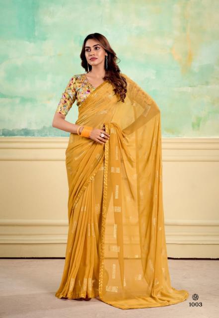 Stavan Nairobi Weightless Fancy Saree Collection