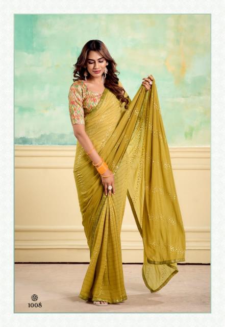 Stavan Nairobi Weightless Fancy Saree Collection