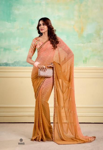 Stavan Nairobi Weightless Fancy Saree Collection