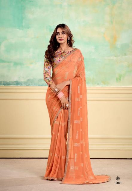 Stavan Nairobi Weightless Fancy Saree Collection