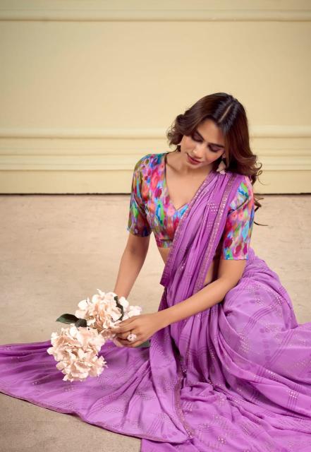 Stavan Nairobi Weightless Fancy Saree Collection