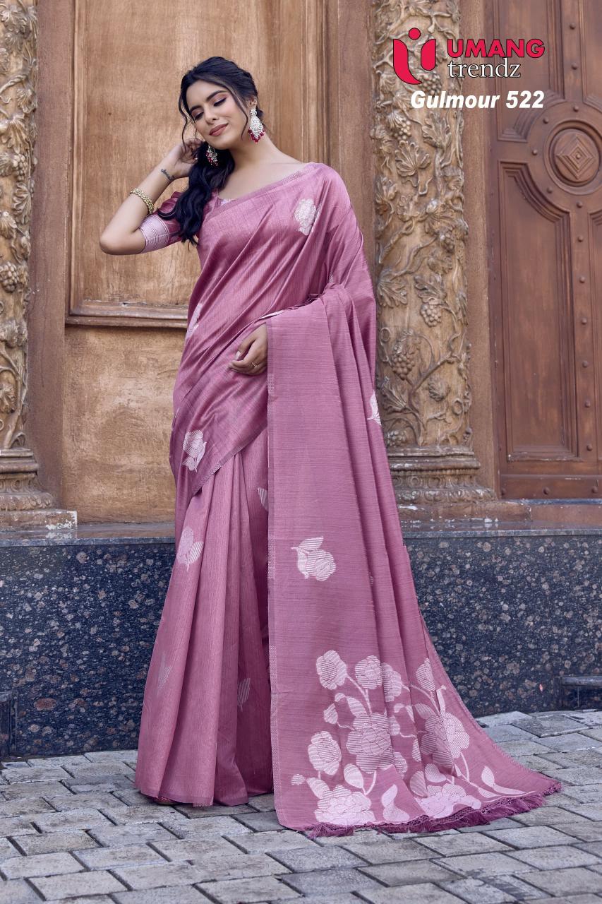 Umang Gulmour 523 Cotton Doriya Fancy Saree Collection