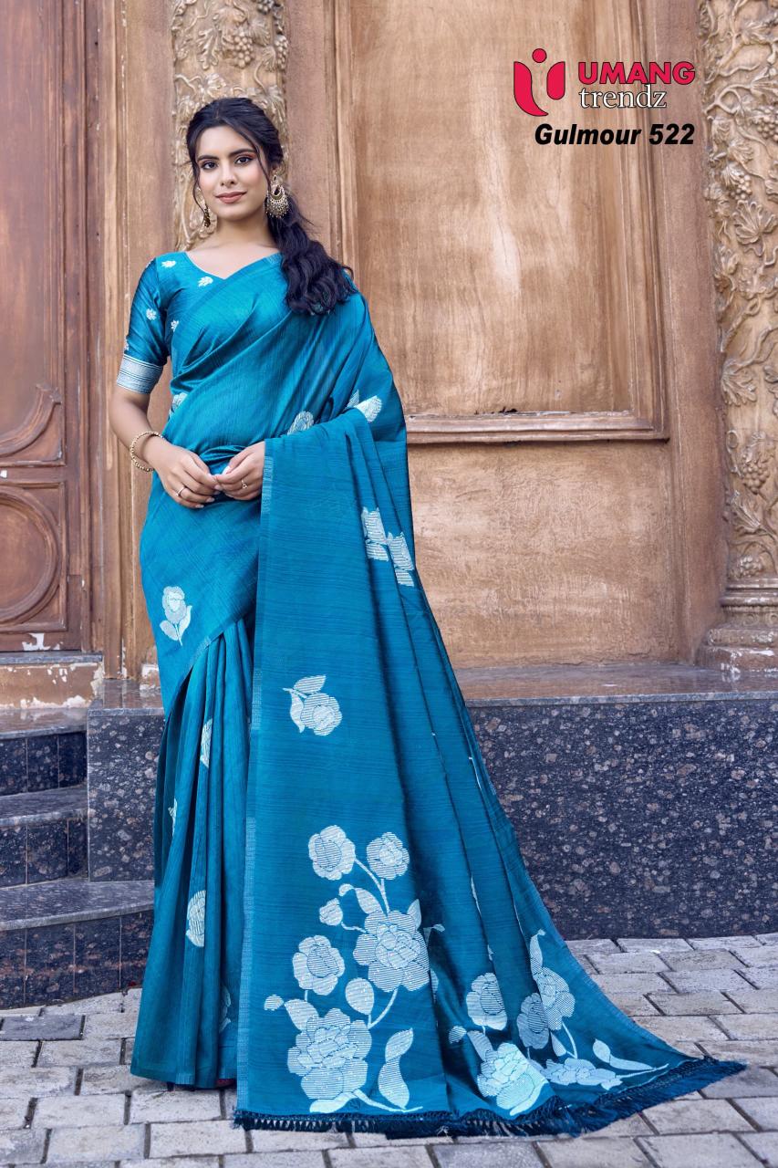 Umang Gulmour 523 Cotton Doriya Fancy Saree Collection