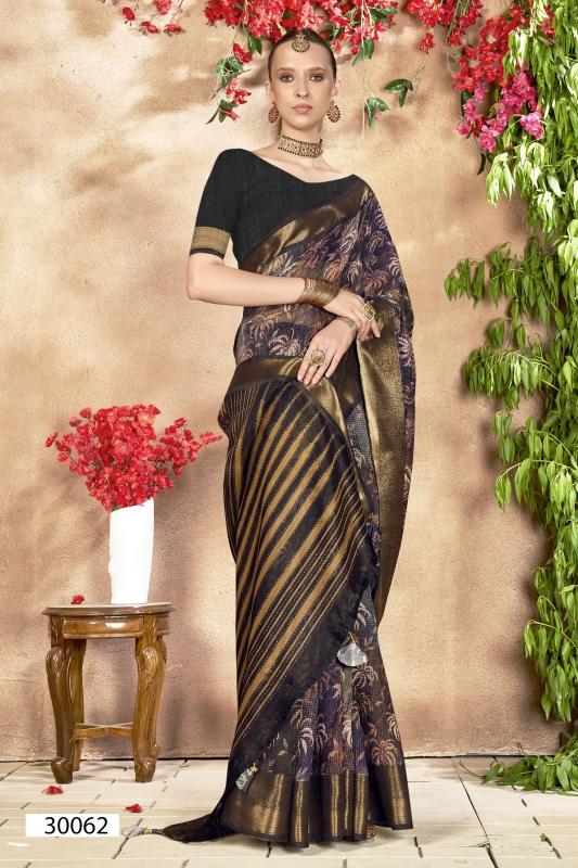 Vallabhi Anuprabha Vol 7 Linen Printed Saree Collection