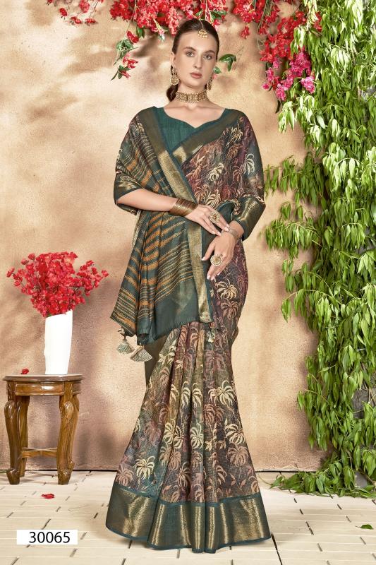 Vallabhi Anuprabha Vol 7 Linen Printed Saree Collection