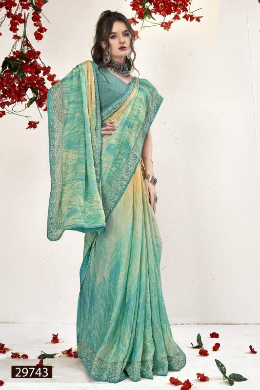 Vallabhi Carvaan Vol 13 Brasso Printed Saree Collection