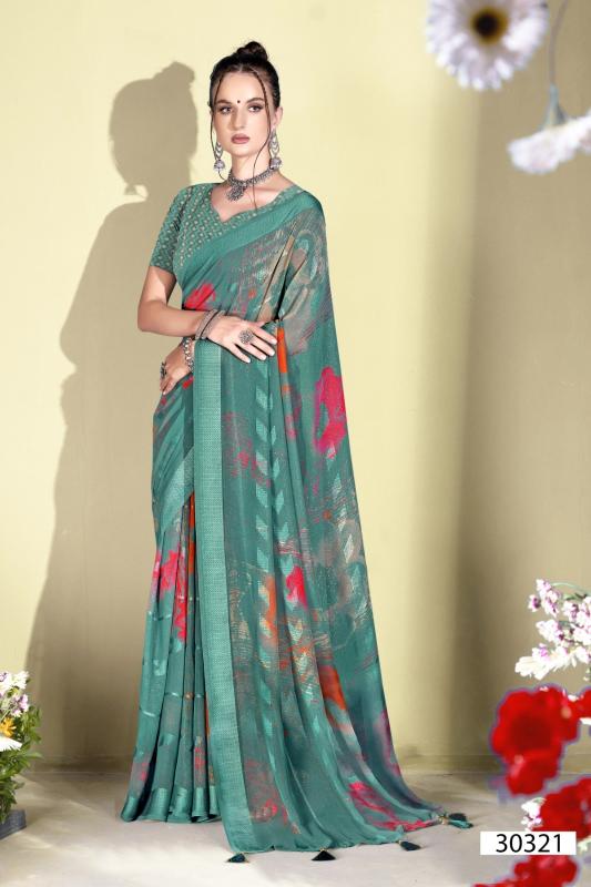 Vallabhi Rudrangi Vol 3 Georgette Fancy Saree Collection