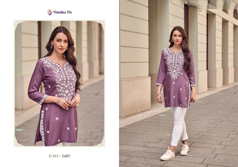 Vamika Nx Ruhana Vol 2 Rayon Tunic Top Collection