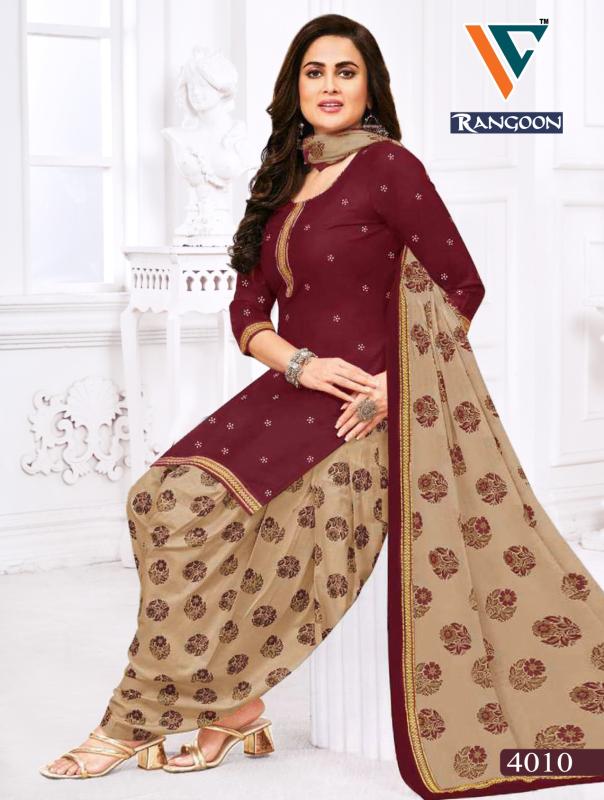 Vandana C Rangoon Vol 4 Cotton Dress Material Collection