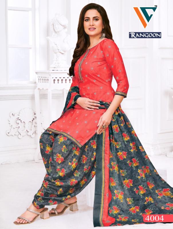 Vandana C Rangoon Vol 4 Cotton Dress Material Collection