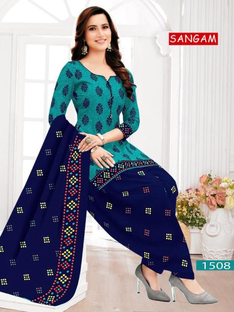 Vandana C Sangam Vol 15 Cotton Dress Material Collection